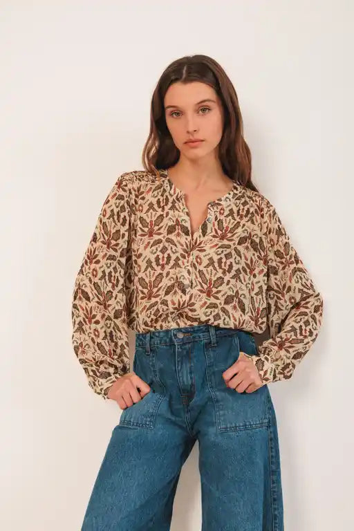 Autumn Print Shirt