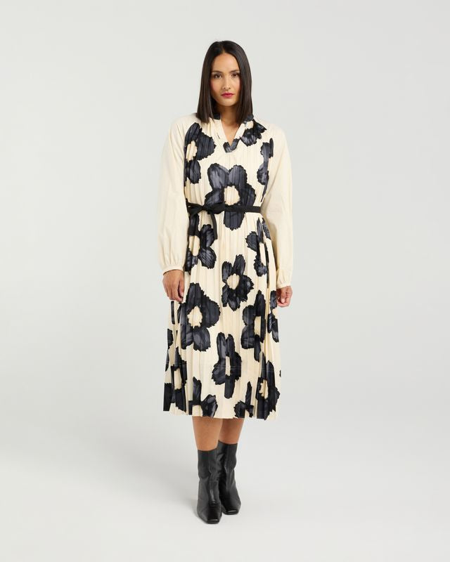 Solene Dress - Daisy Noir