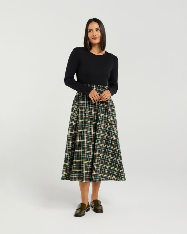 Fallon Dress - Ashwood Tartan