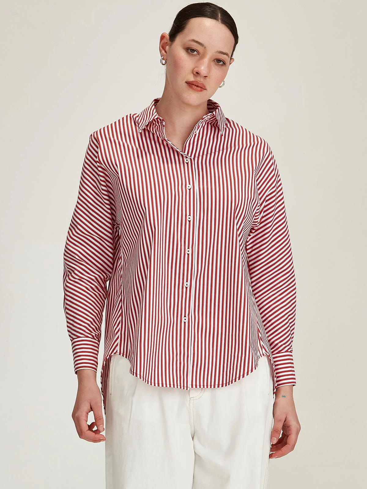Carrera Shirt - Plum Stripe