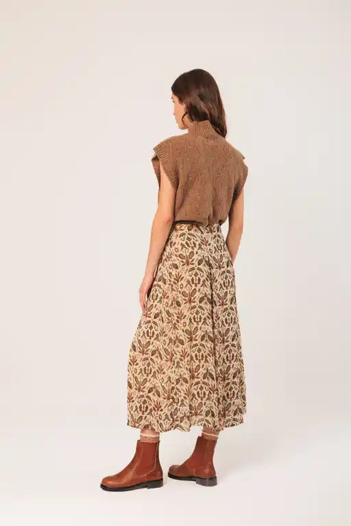 Autumn Print Skirt