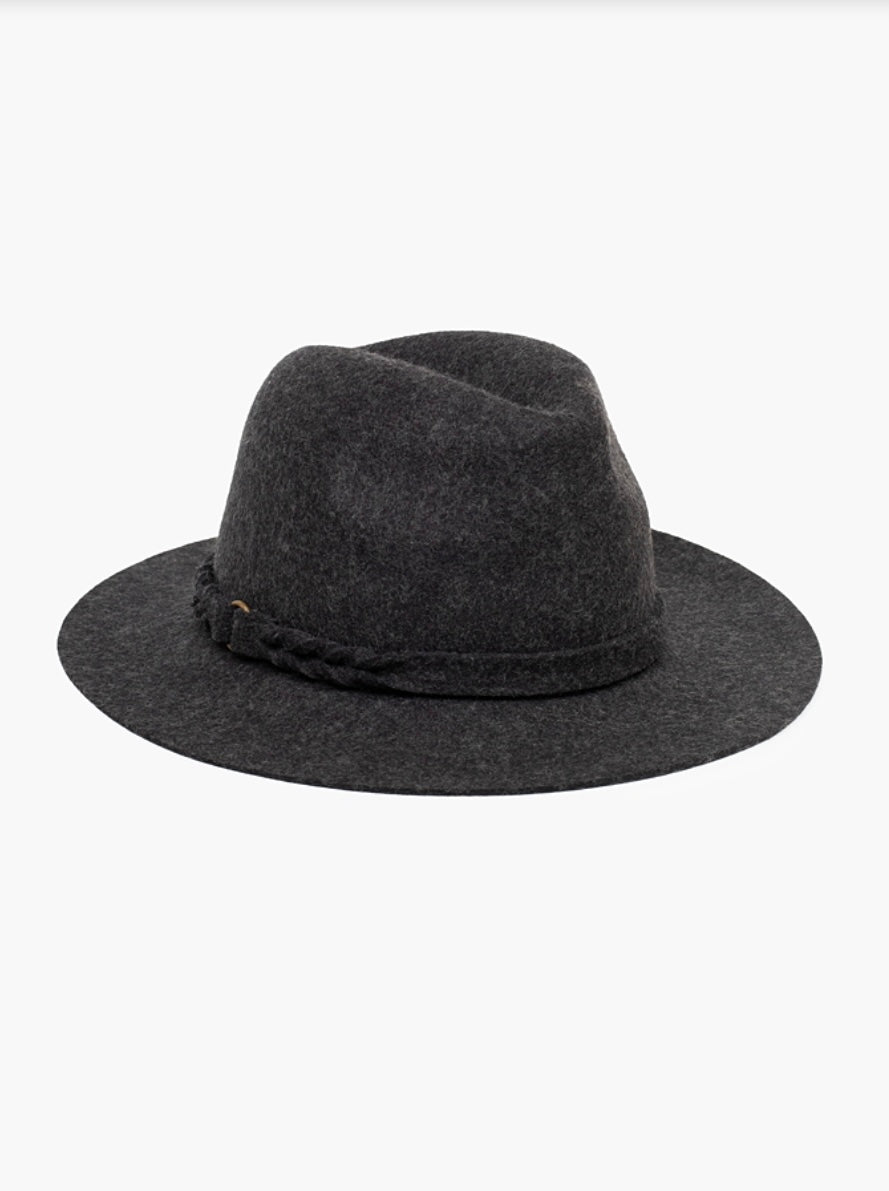 Jackson Fedora - Charcoal