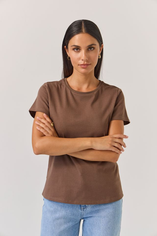 Essential Tee - Chocolate