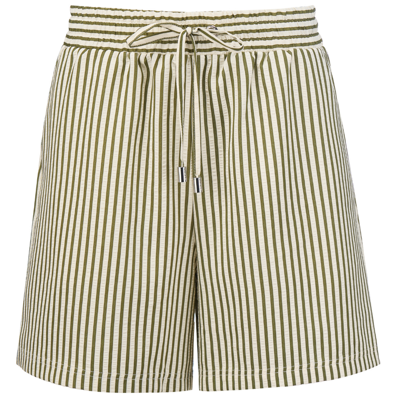 Hana Women’s Boxer Short - Bonsai/White Stripe