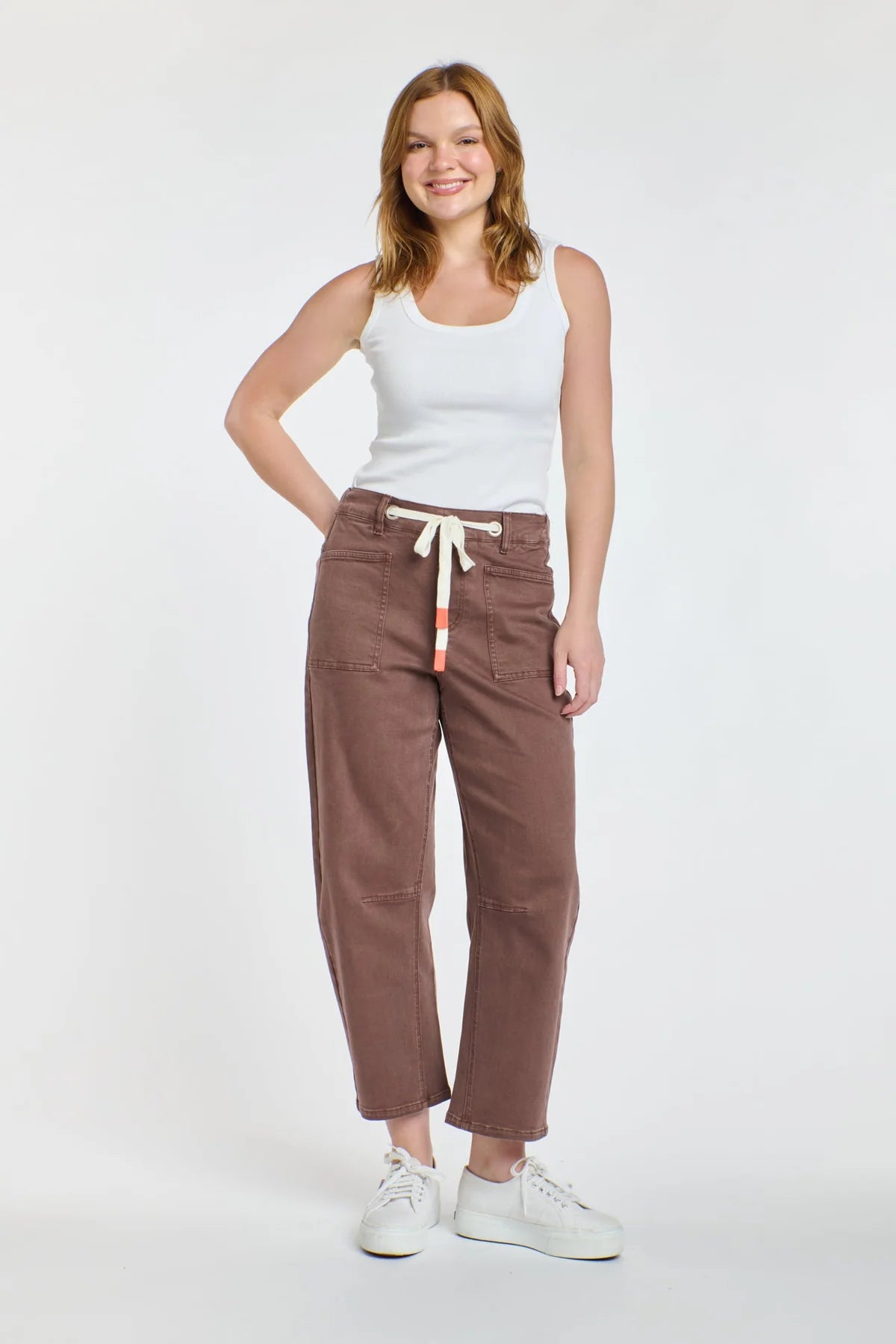 Monaco Carter Barrel Jeans - Chocolate