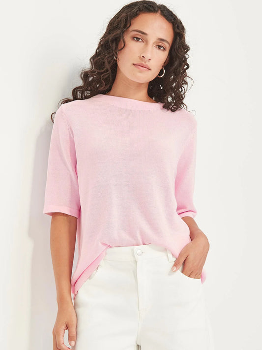 Echo Knit Tee - Pink Sorbet