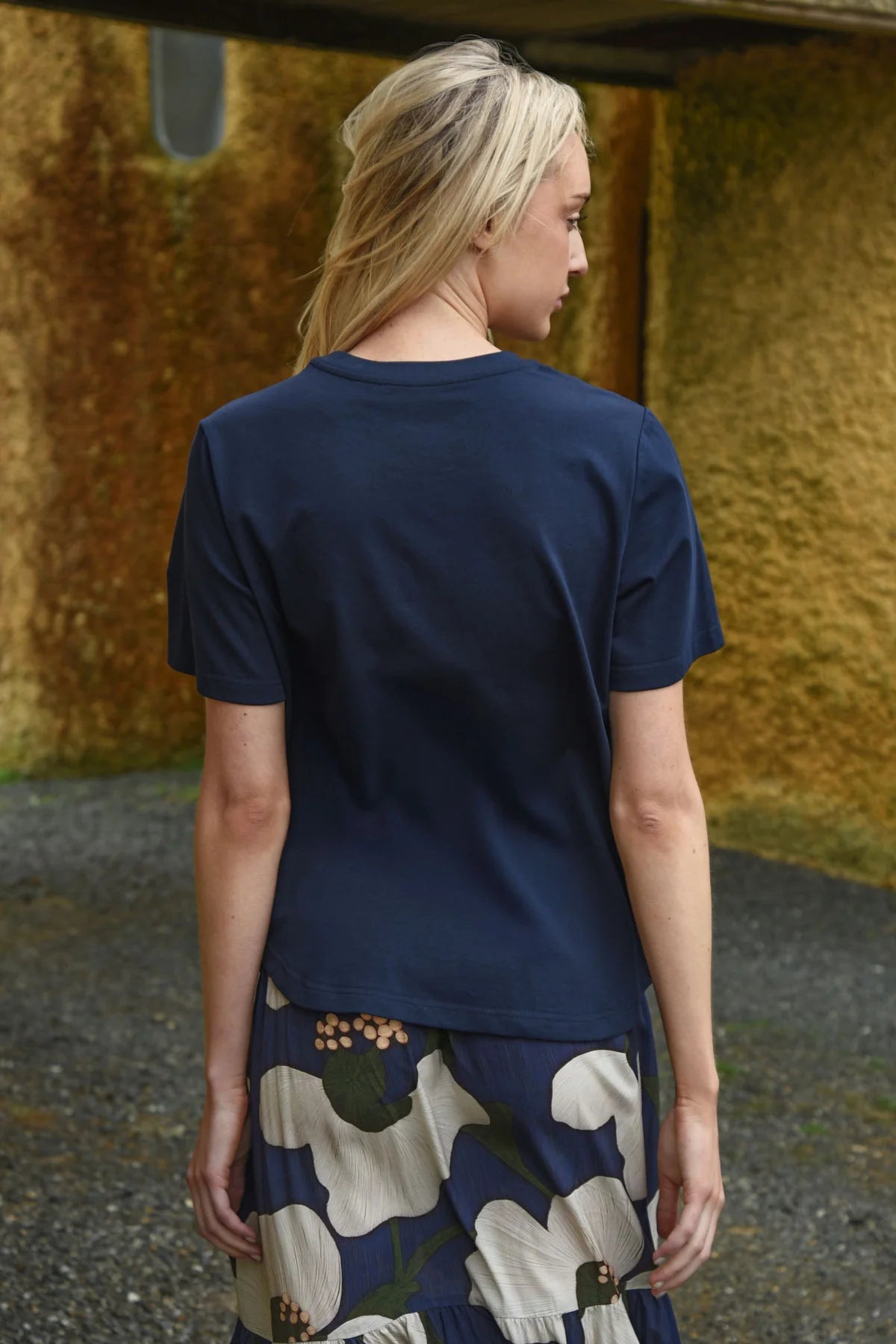 Petal Pop T-Shirt - Navy