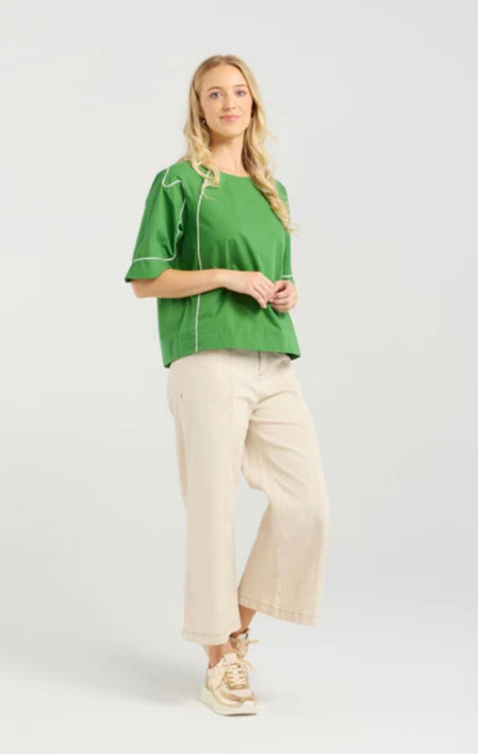 Mila Top - Lawn