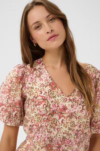 Rainie Blouse - Ballerina Brushed Blooms