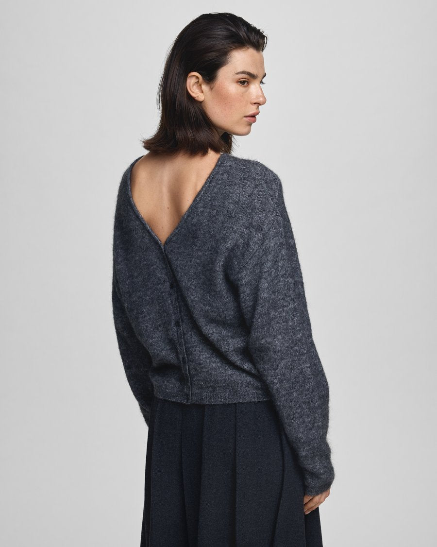 Milania Hope Cardigan - Charcoal