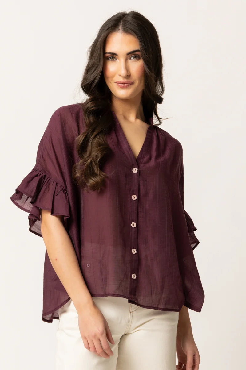 Riverstone Shirt - Plum