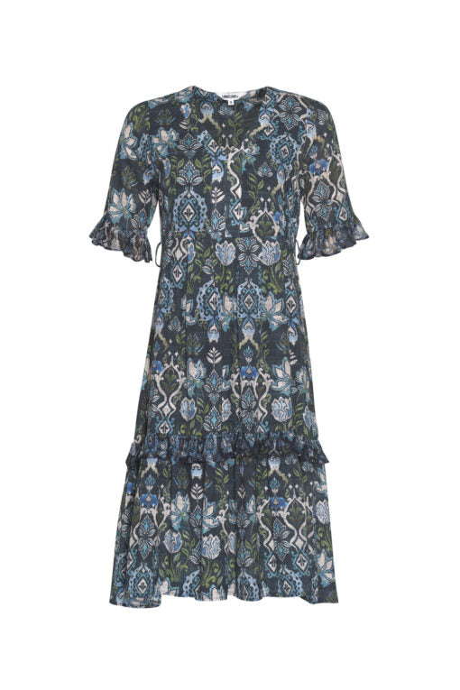 Lucca Dress - Indigo Multi