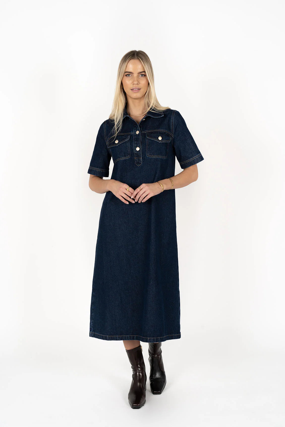 Amici Dress - Dark Blue