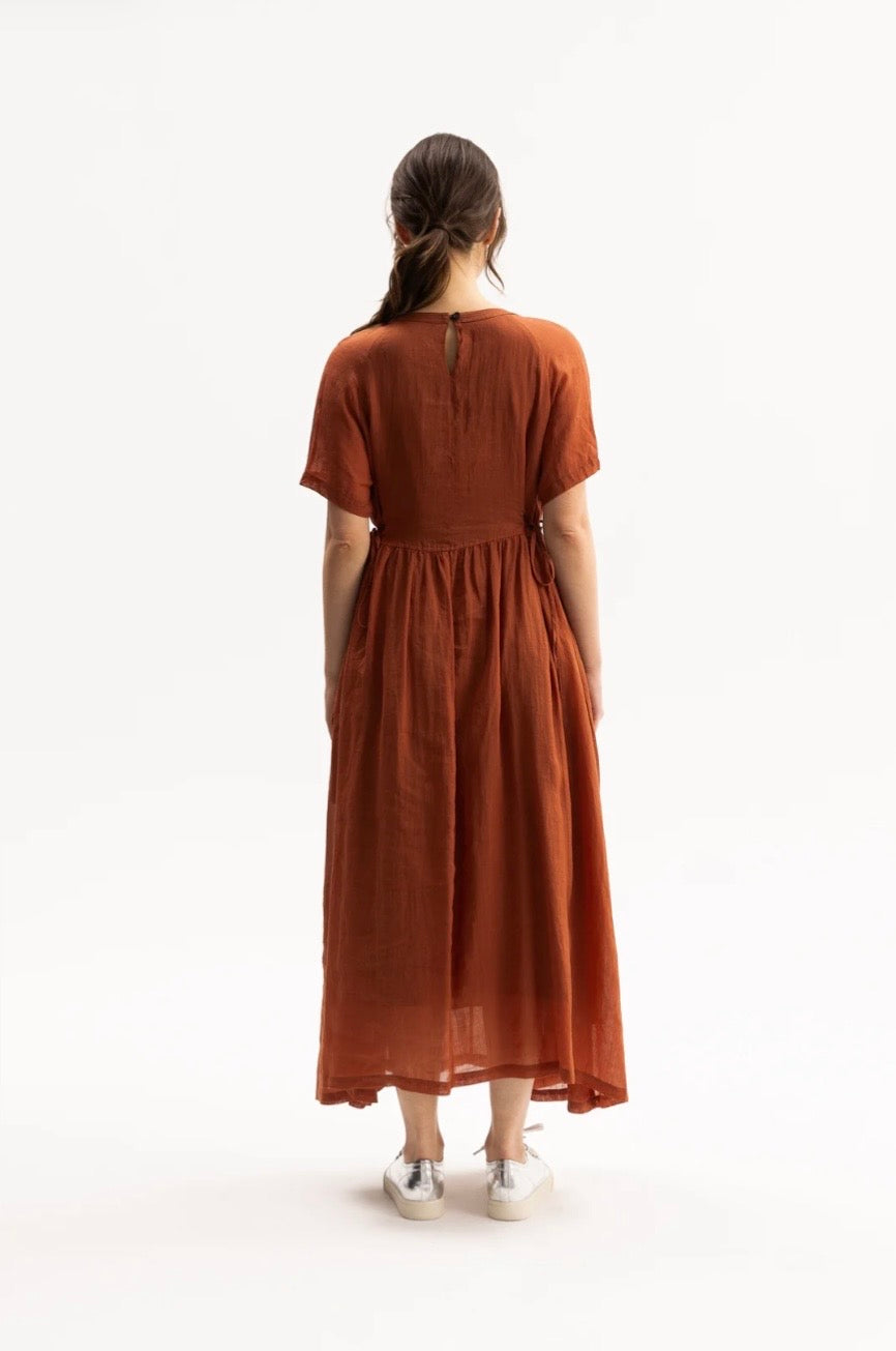 Natori Dress - Brick