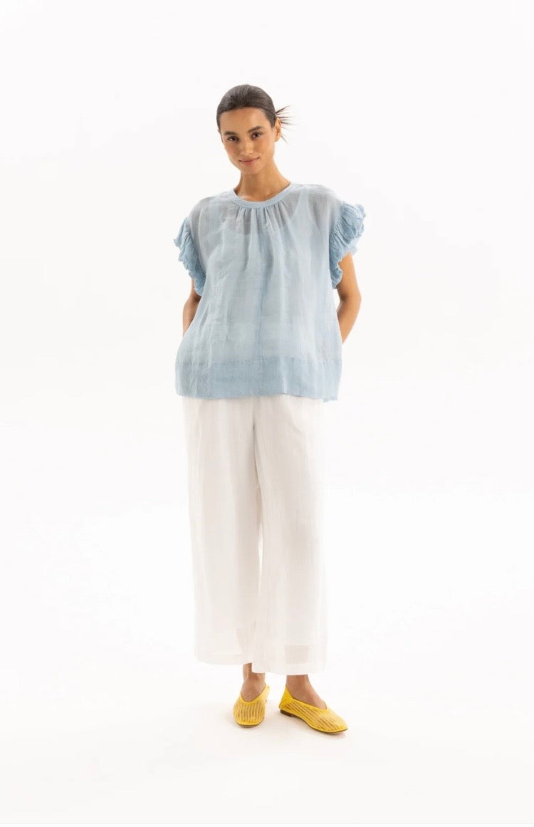 Delia Top - Sky Blue