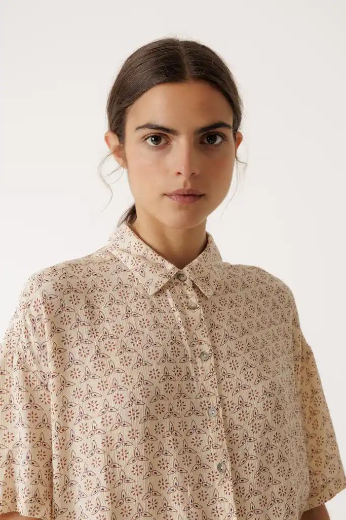 Boxy Shirt - Crudo Print