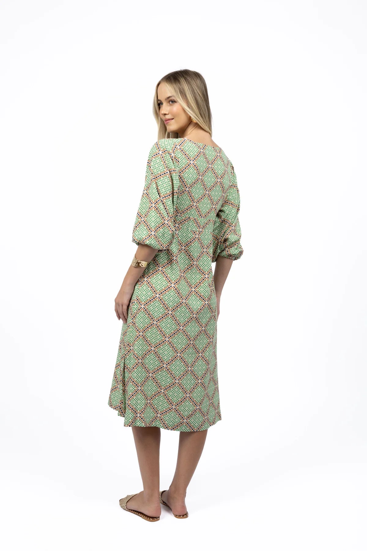 Marrakesh Midi Dress - Marra Print