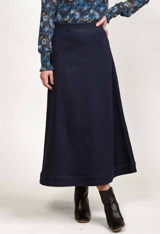 Perry Skirt - Ink Denim