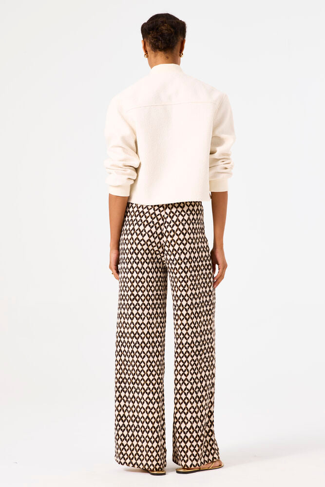 Crinkle Printed Pants