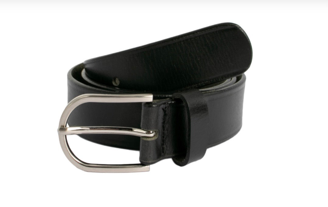 Sarah Leather Belt - Black