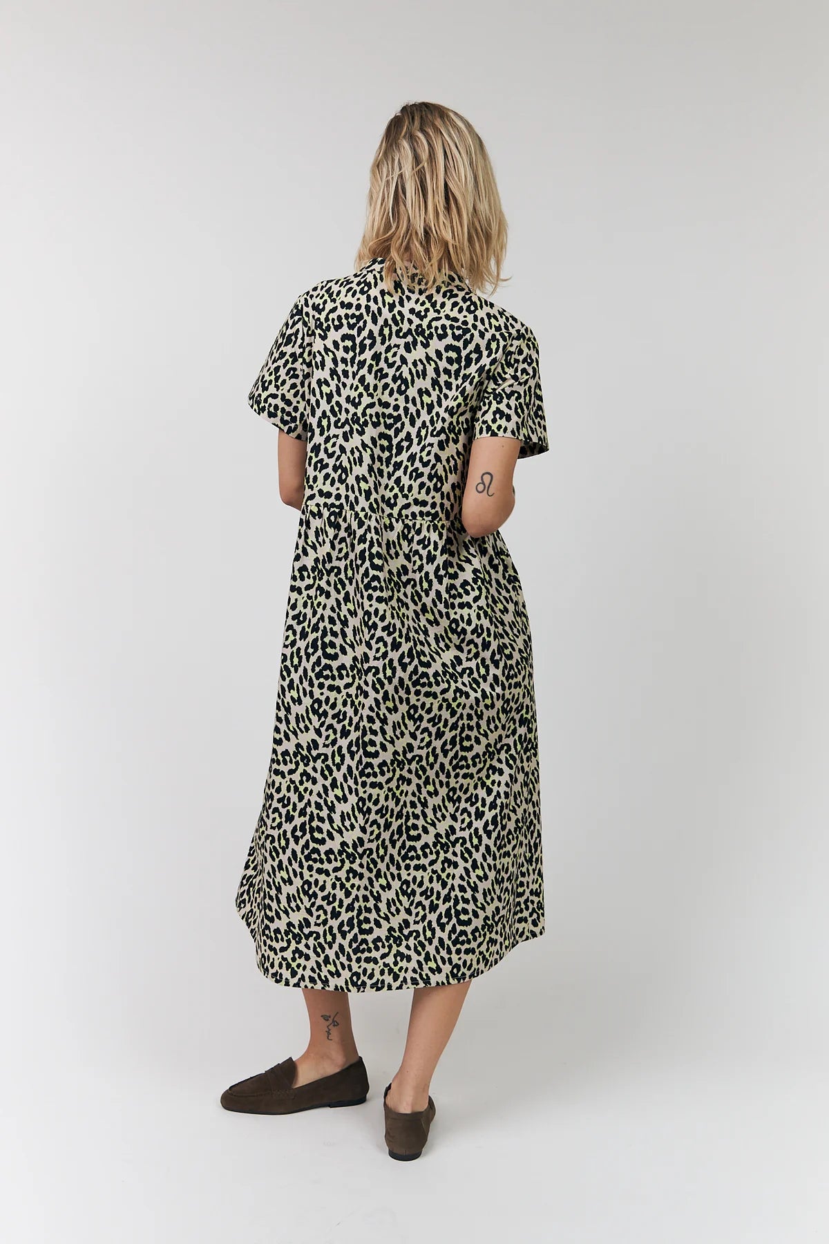 Aliya Maxi Dress - Leopard/Yellow