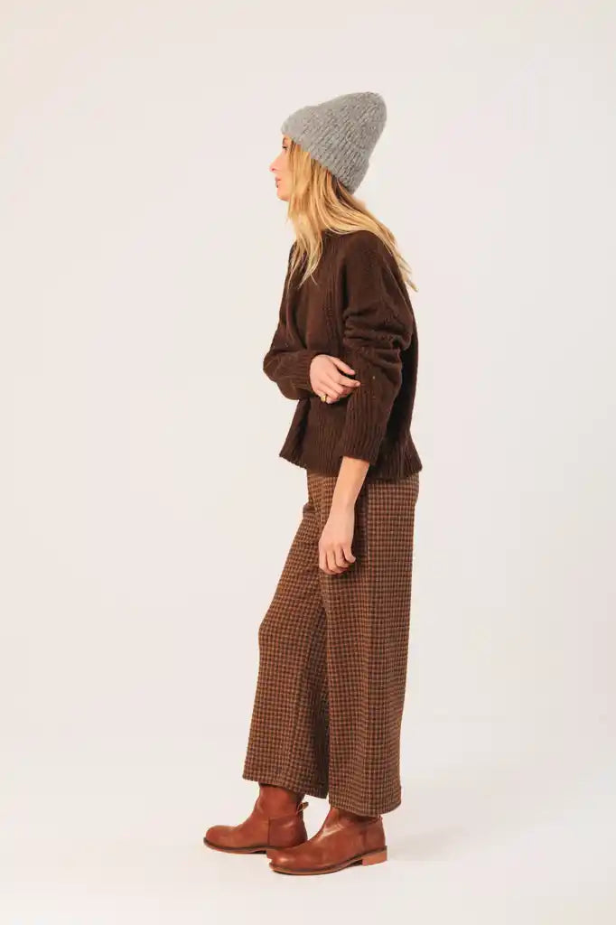 Chocolate Knit Pullover