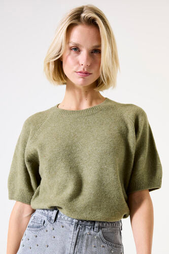 Knit Pullover - Mermaid Green