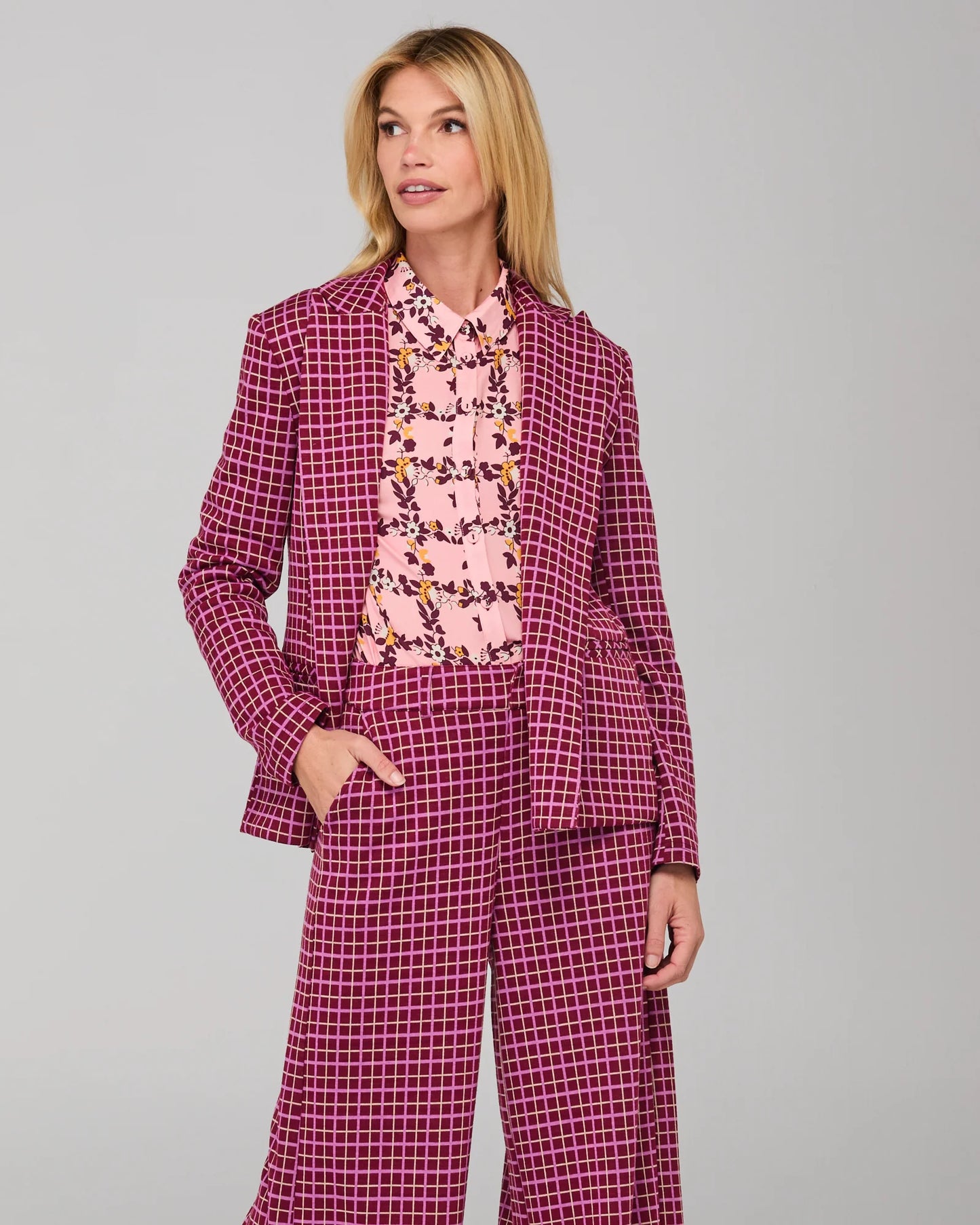 Aiko Blazer - Himari Check