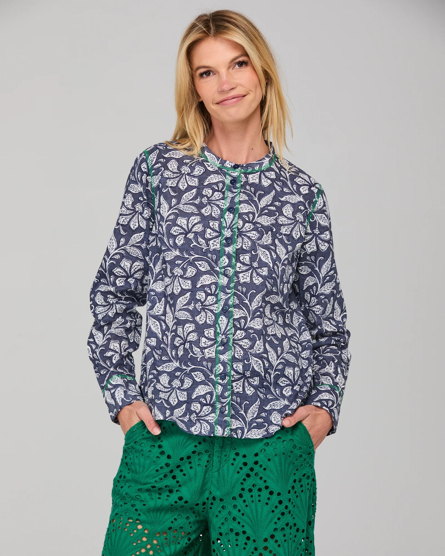 Clove Shirt - Izumi Navy