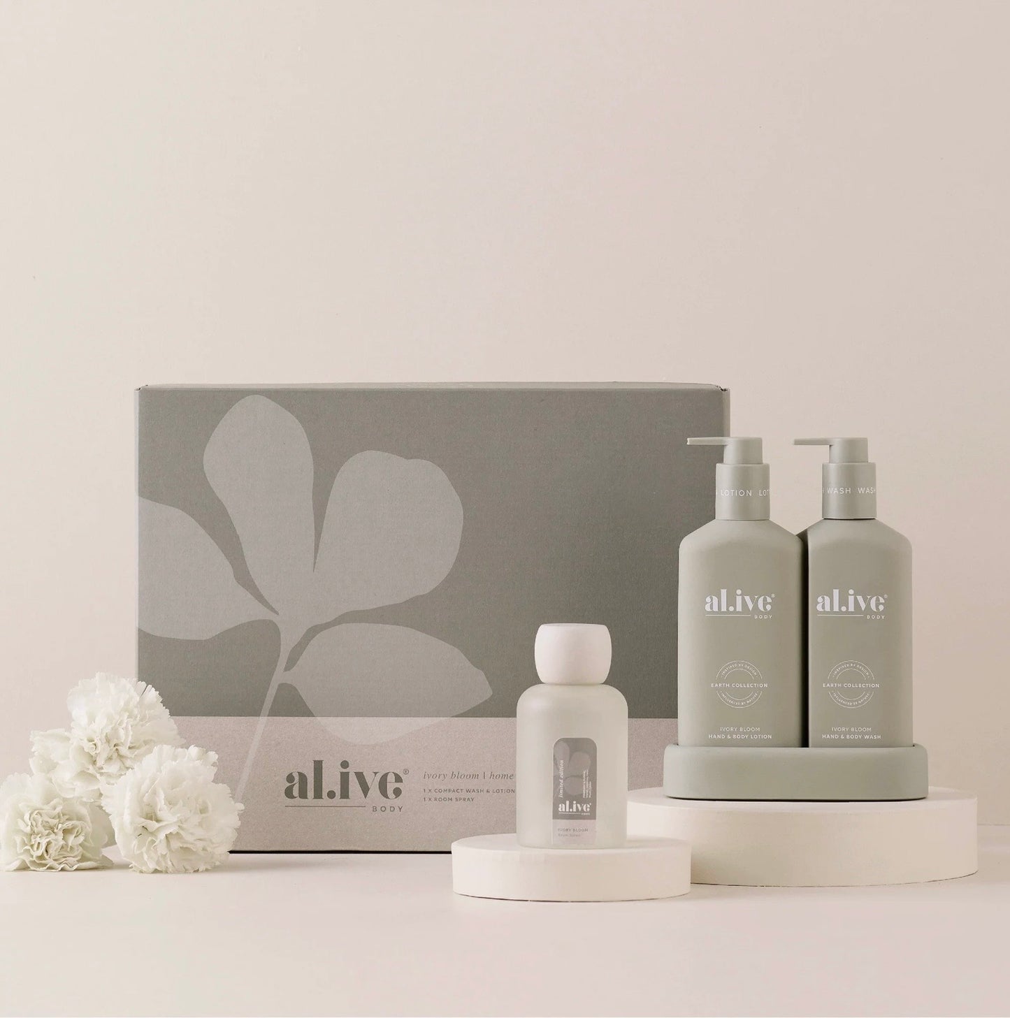 al.ive Limited Edition Home Ritual Set - Ivory Bloom