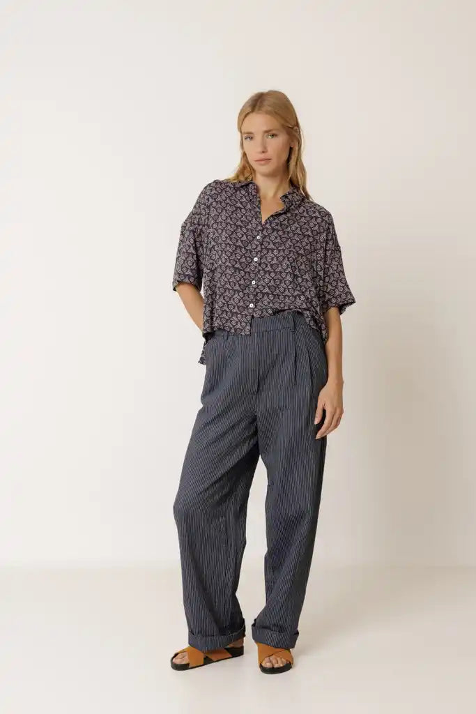 Boxy Shirt - Marino Print