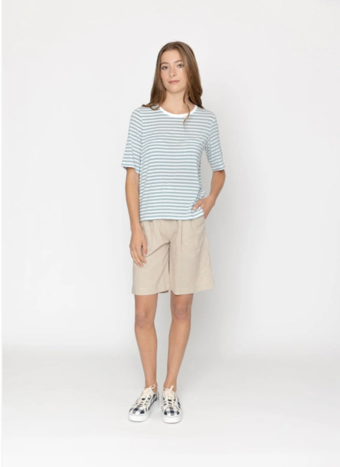 Hope Tee - Sky Stripe