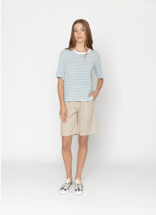 Hope Tee - Sky Stripe