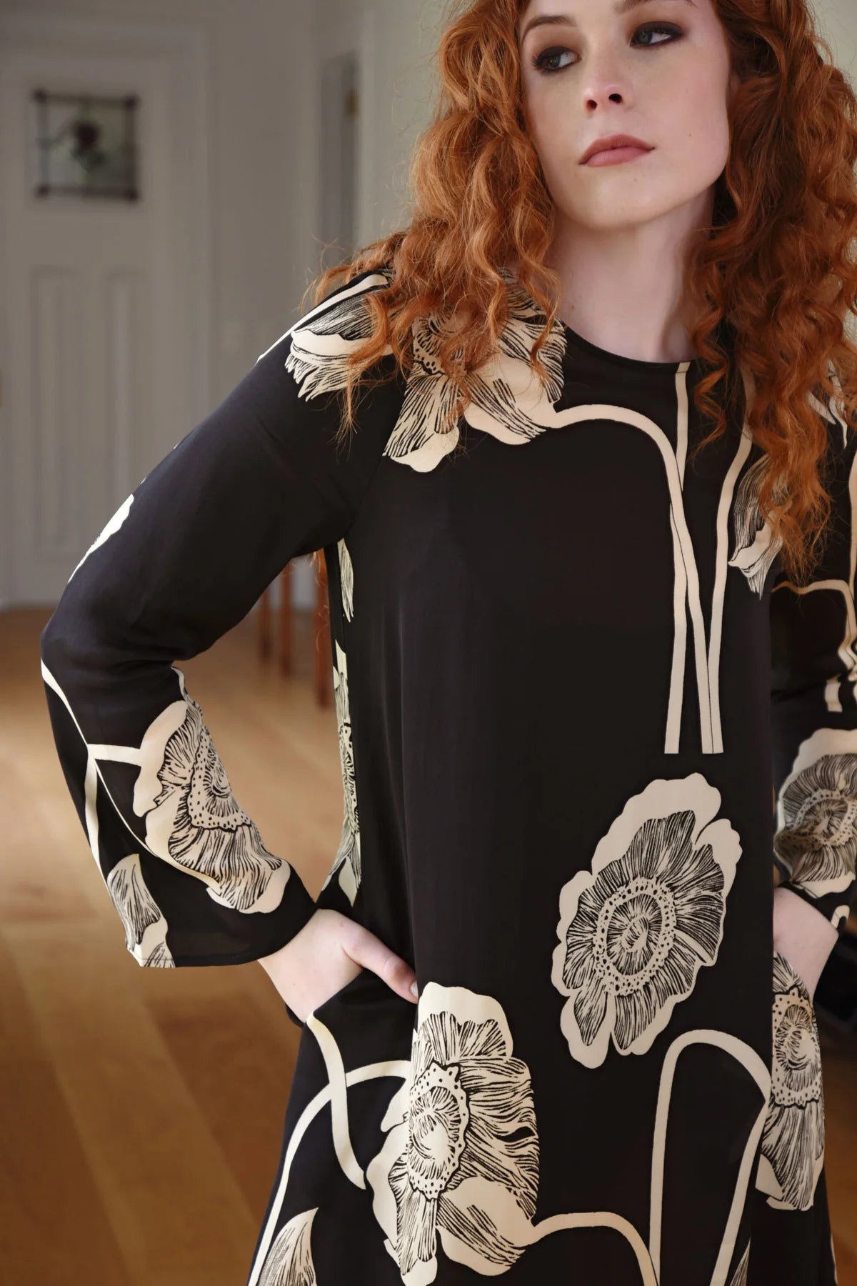 Charge It To Your Room Dress - Black