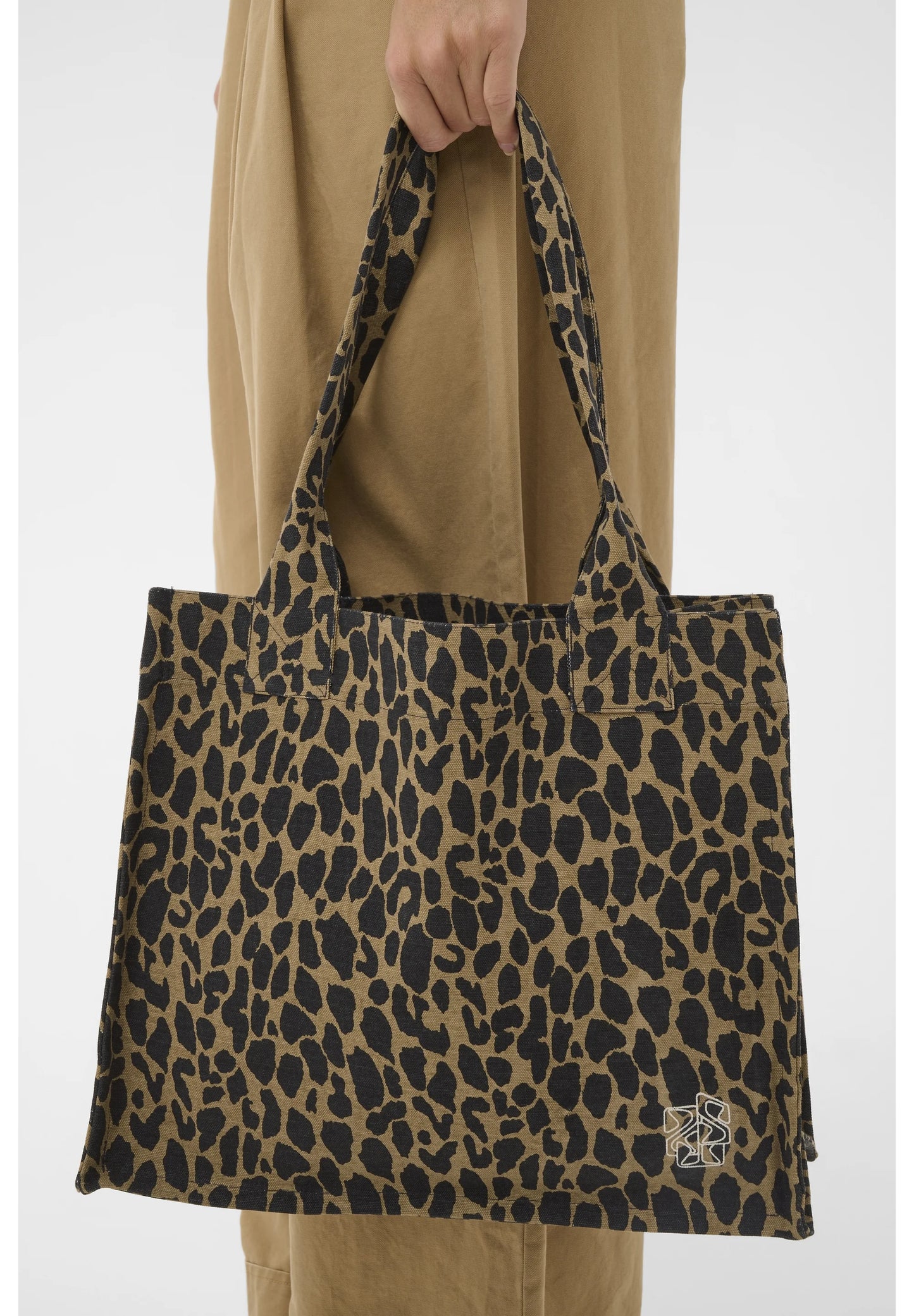 Pansy Tote - Tigers Eye Leopard