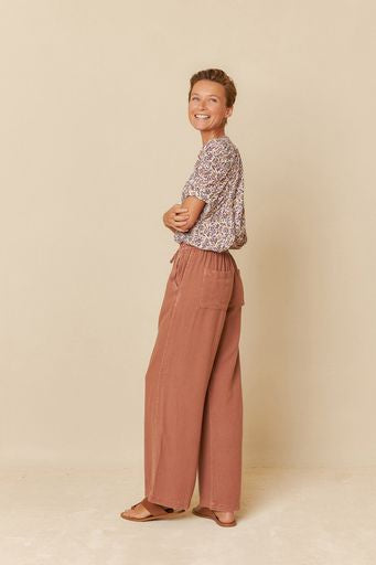 Violeta - Plum Print