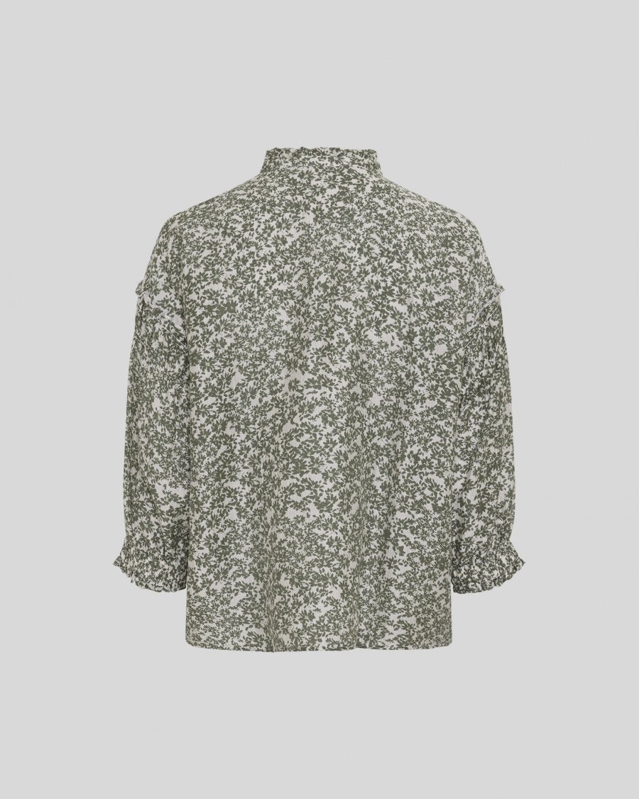 Seraphina Shirt - Egret Flower