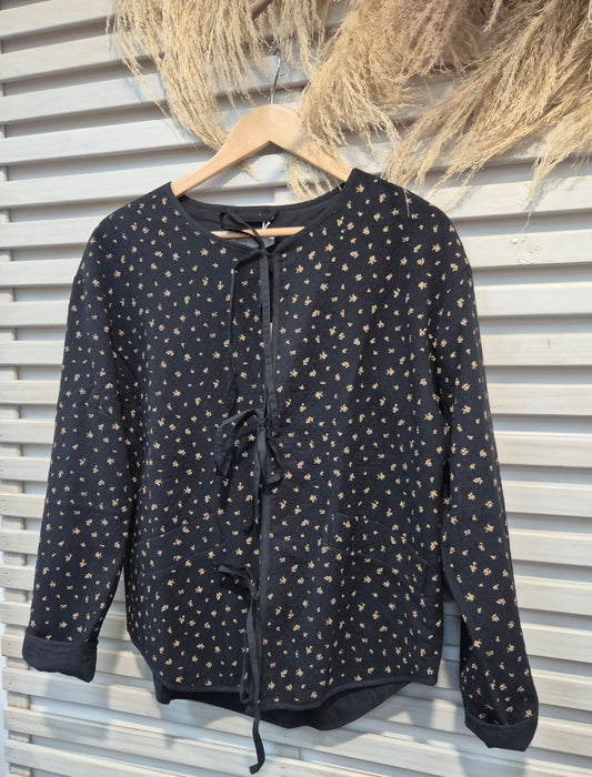 Tied Up Jacket - Falling Sprig