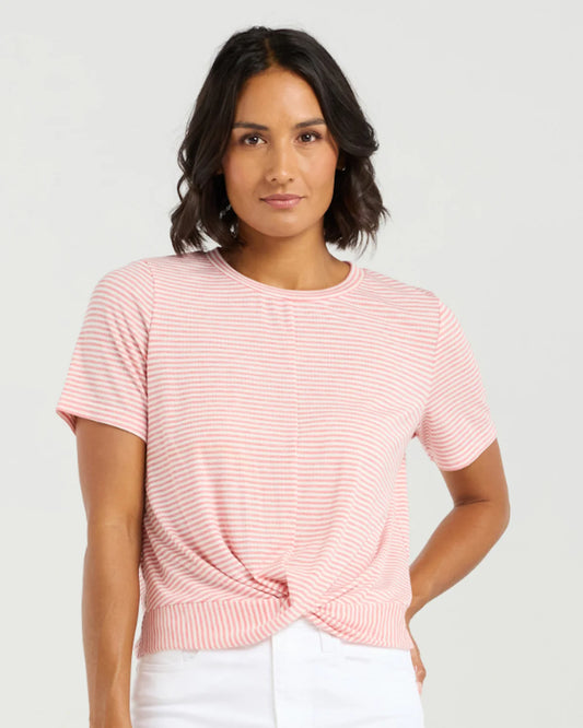 Twist Tee - Candy Stripe