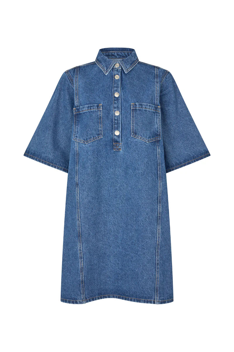 Mola Dress - Blue