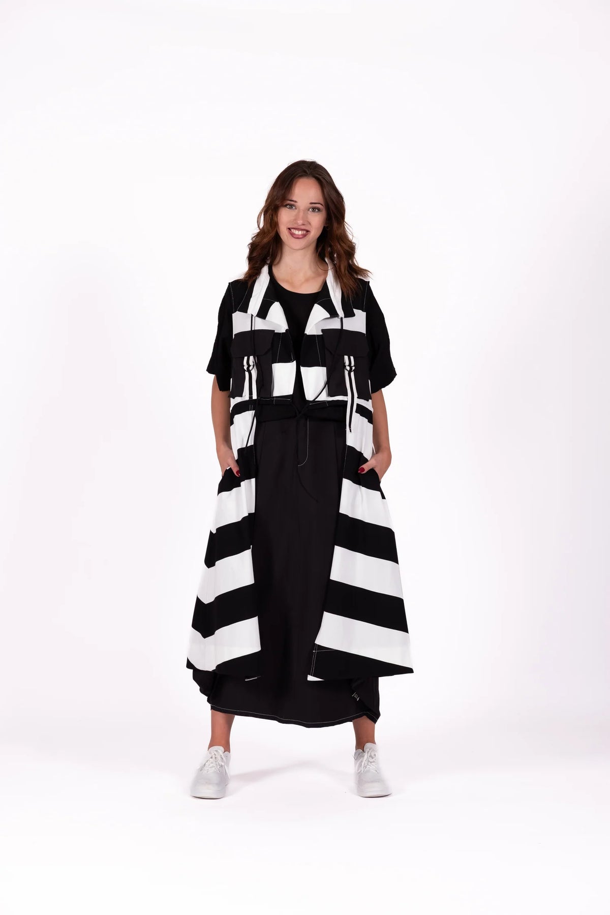 Construction Coat - Wide Stripe