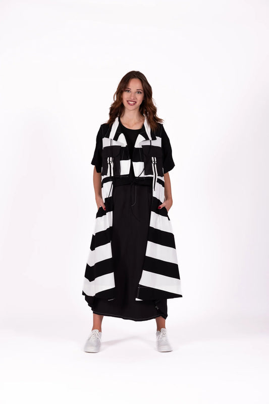 Construction Coat - Wide Stripe