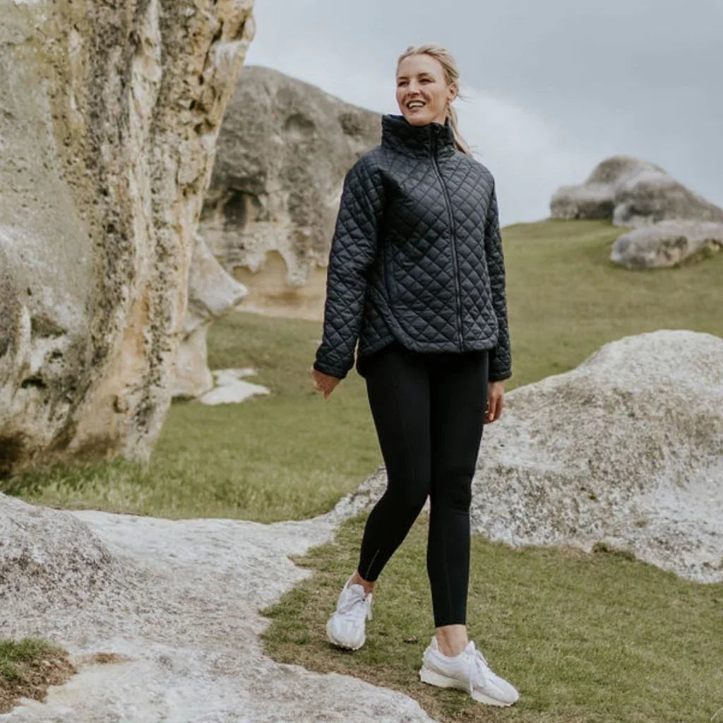 Melissa Quilt Jacket - Black