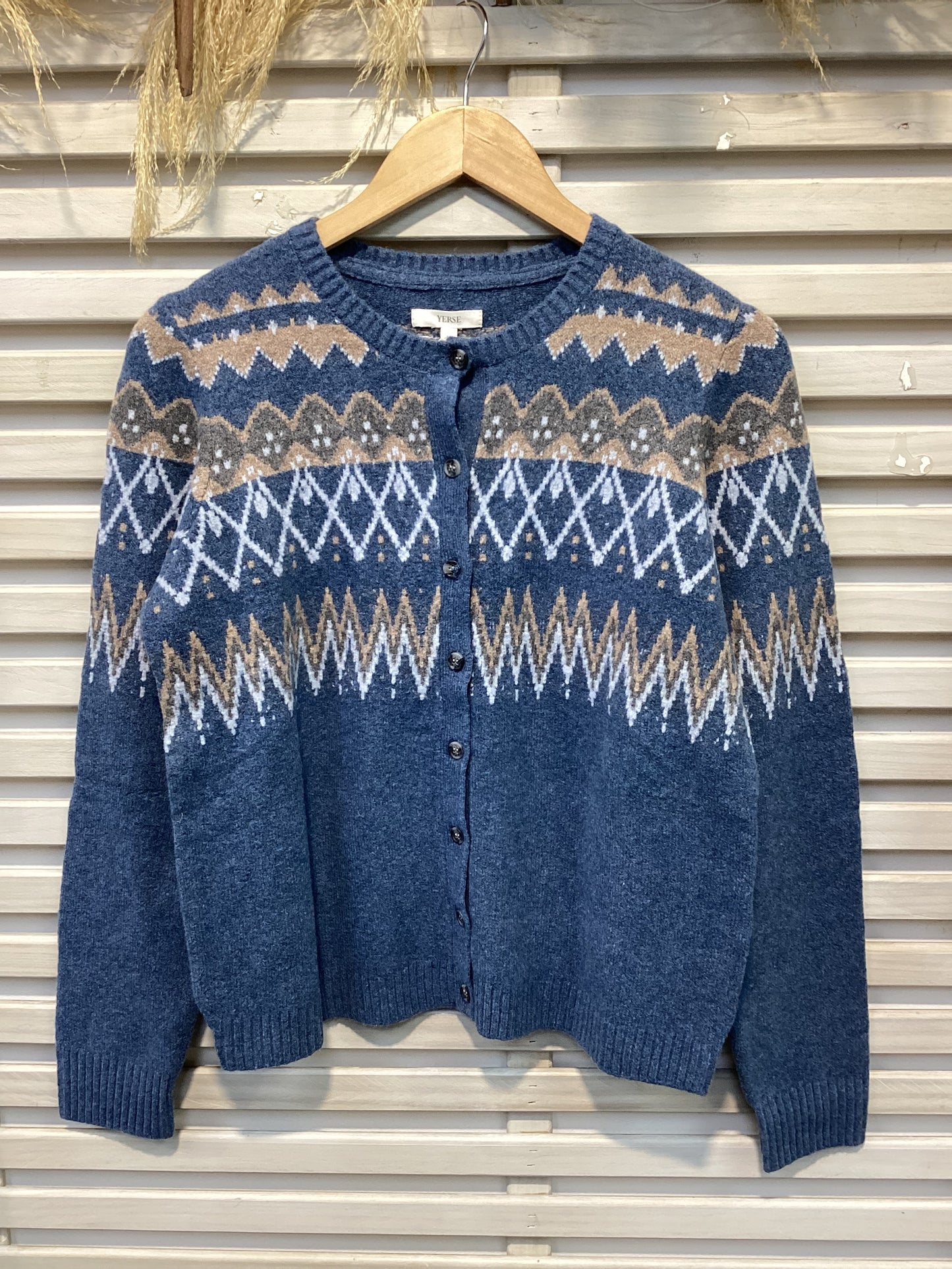 Jacquard Sweater - Ocean