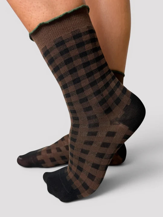 Picnic Socks - Dark Chocolate