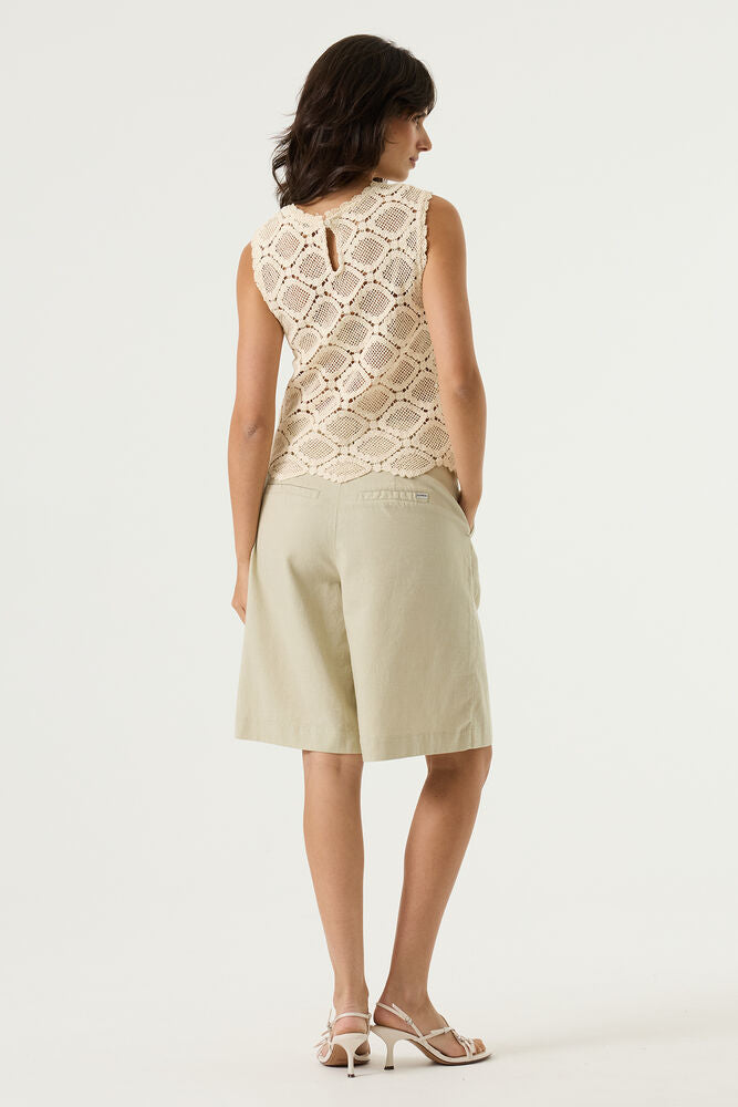 Crochet Tank Top - Off White