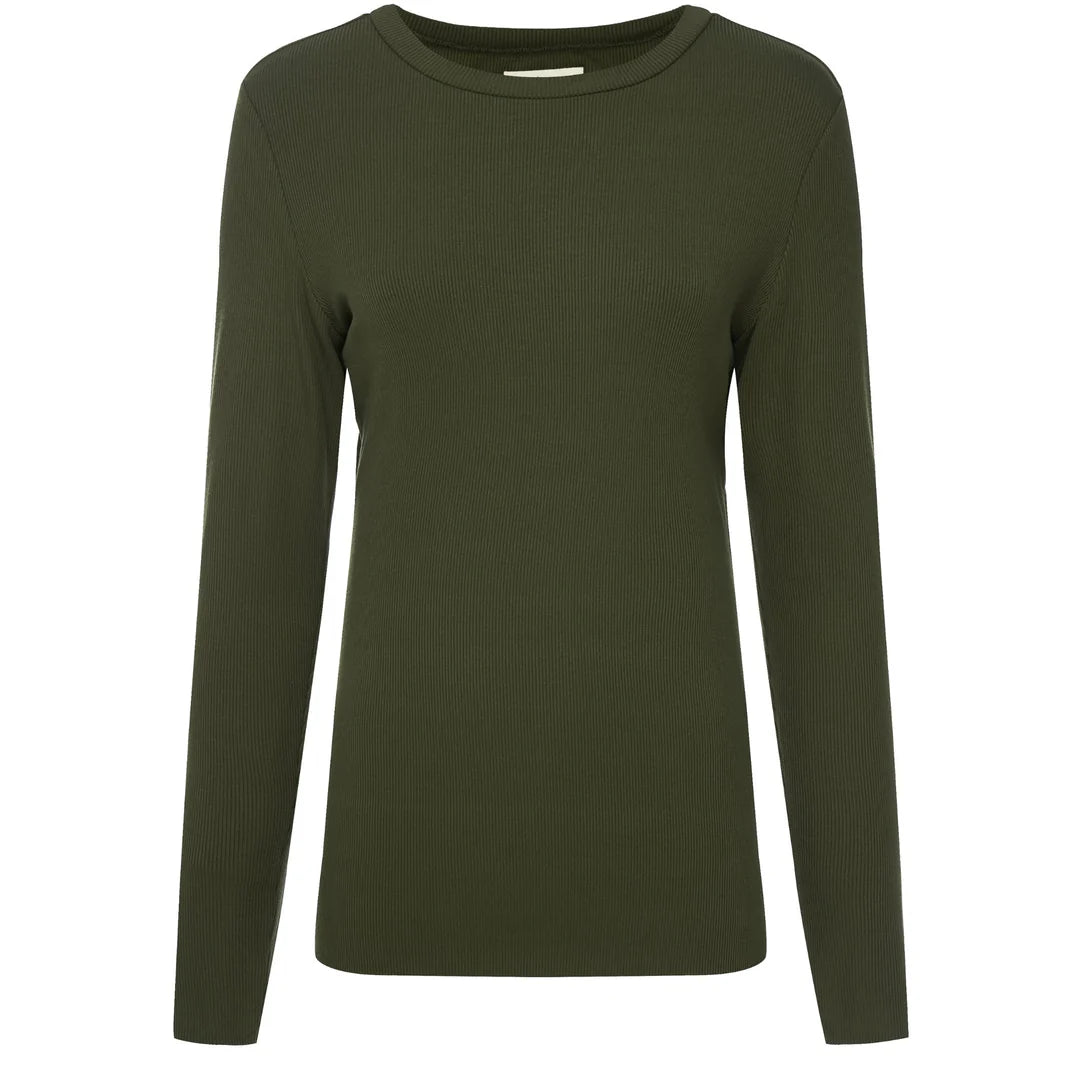 Lina Women’s Long Sleeve Rib Knit - Bonsai