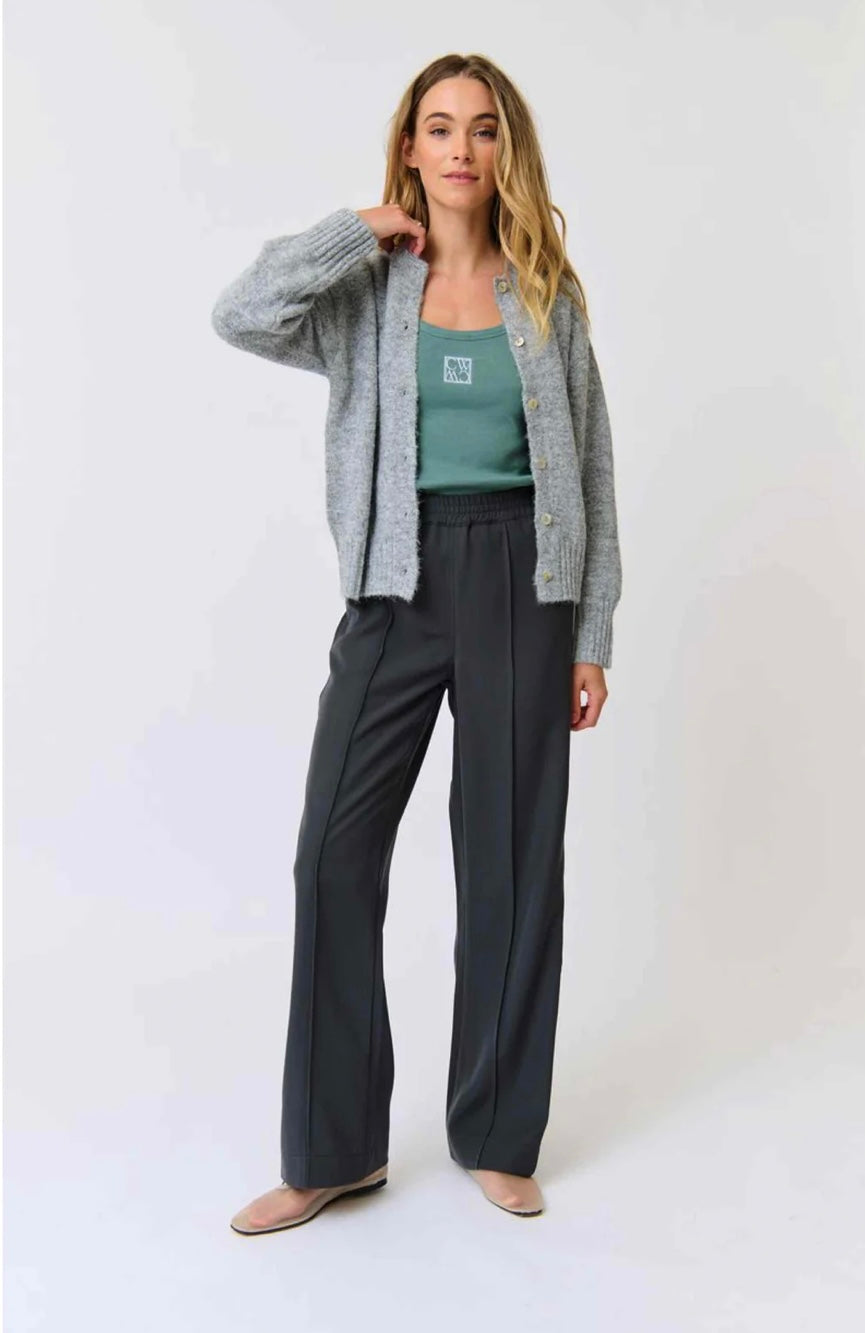 Weston Pant - Steel/Cream