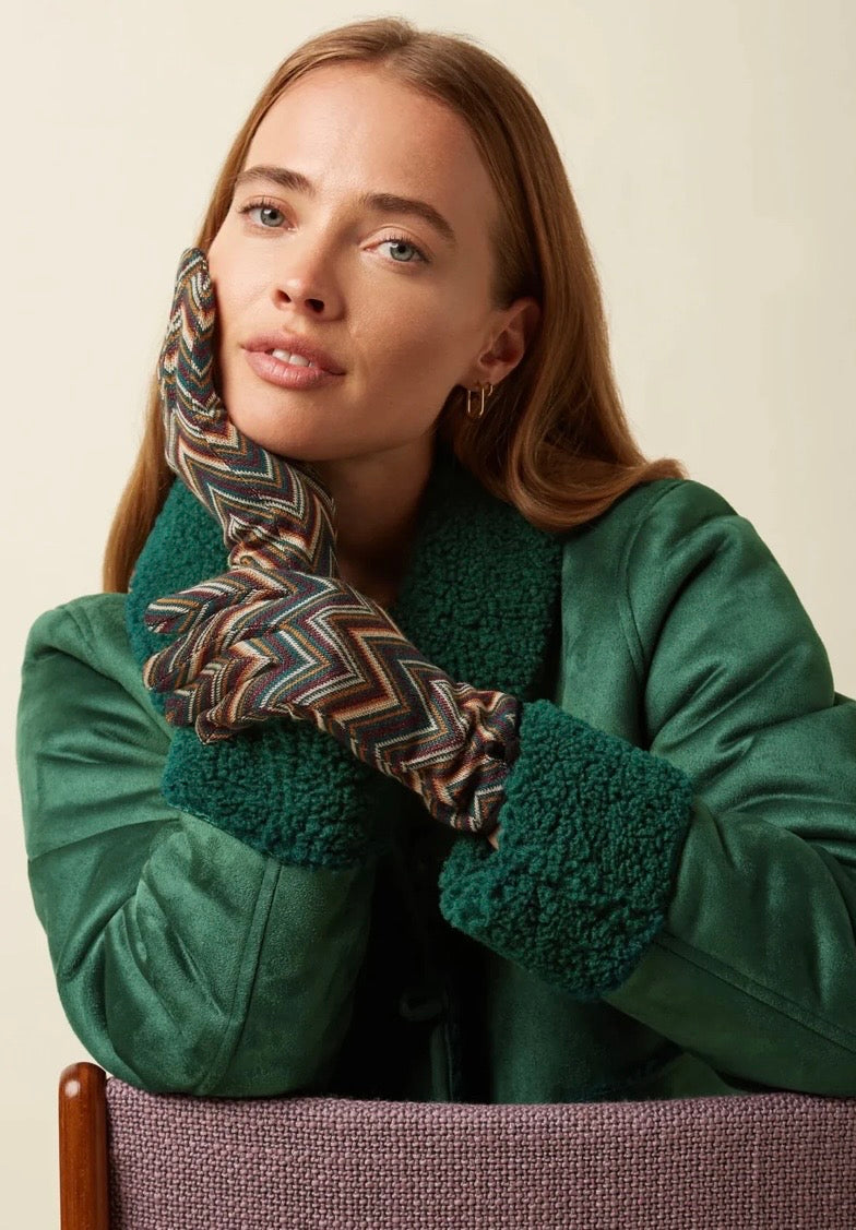 Fable Glove - Botanical Green