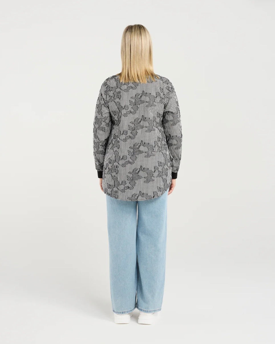 Havana Top - Floral Check